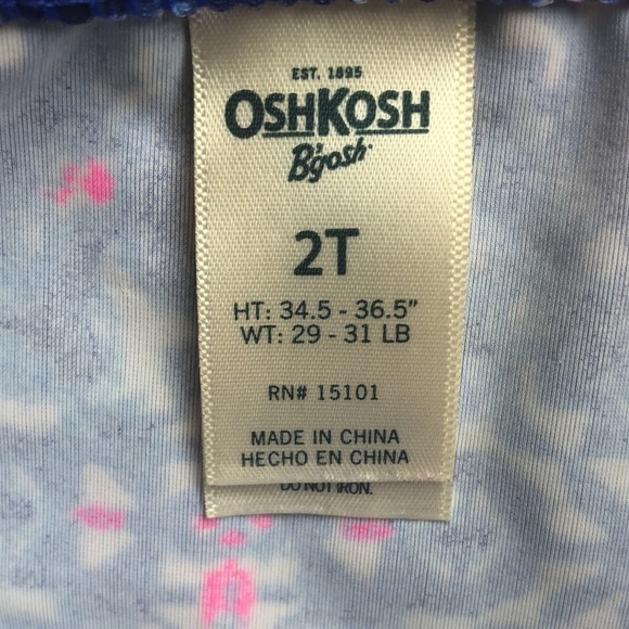 Oshkosh Two Piece Toddler Swimming Suit Size 2T - Picture 4 of 8